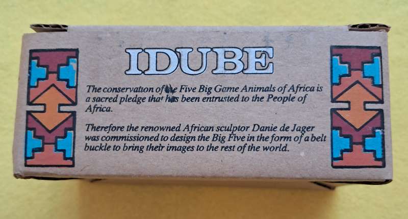 Danie de Jager designed African Belt Buckle