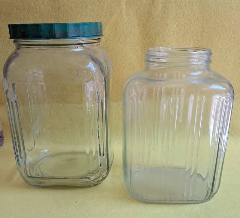Vintage  glass jars
