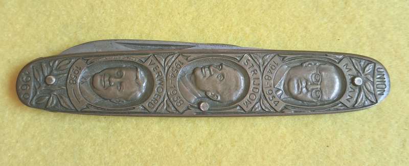 Scarce Carl Schlieper (german) - Union 1910 - 1958 Prime Ministers Pocket knife