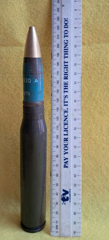 Border War era de-activated military rounds