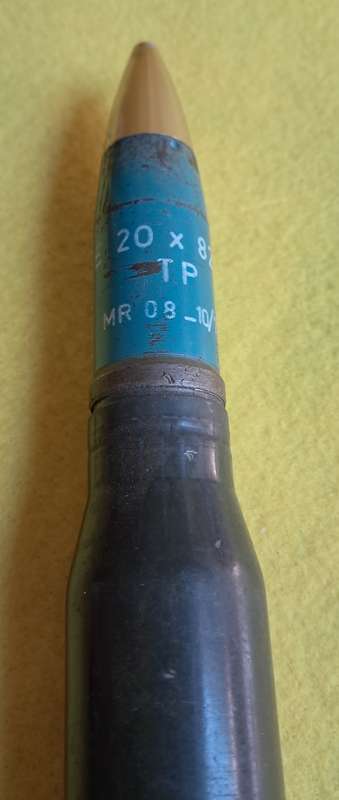 Border War era de-activated military rounds