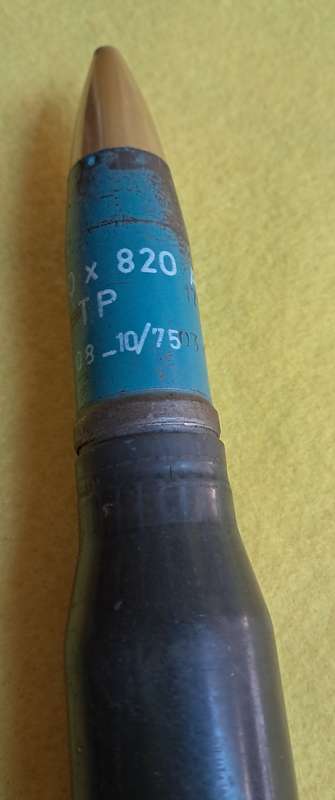 Border War era de-activated military rounds