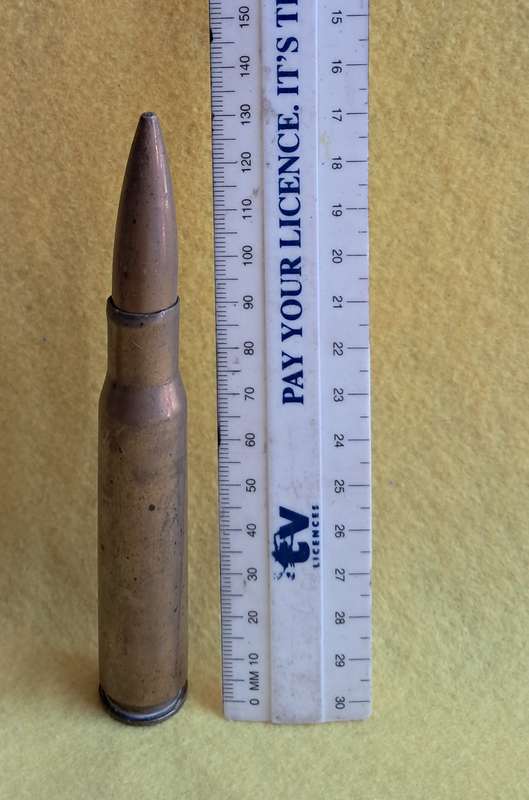 Border War era de-activated military rounds