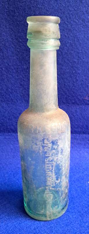Antique glass bottle