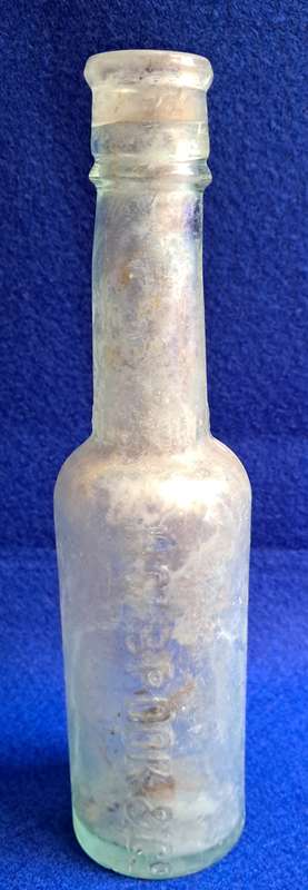 Antique glass bottle Holbrooks & Co