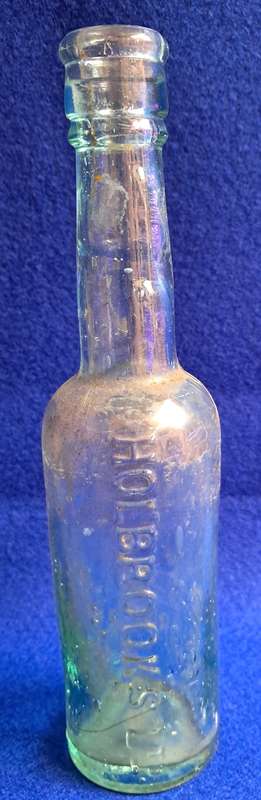 Antique glass bottle Holbrooks & Co