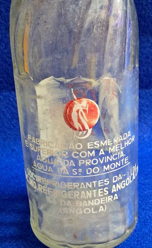 Rare Angolan  glass bottle