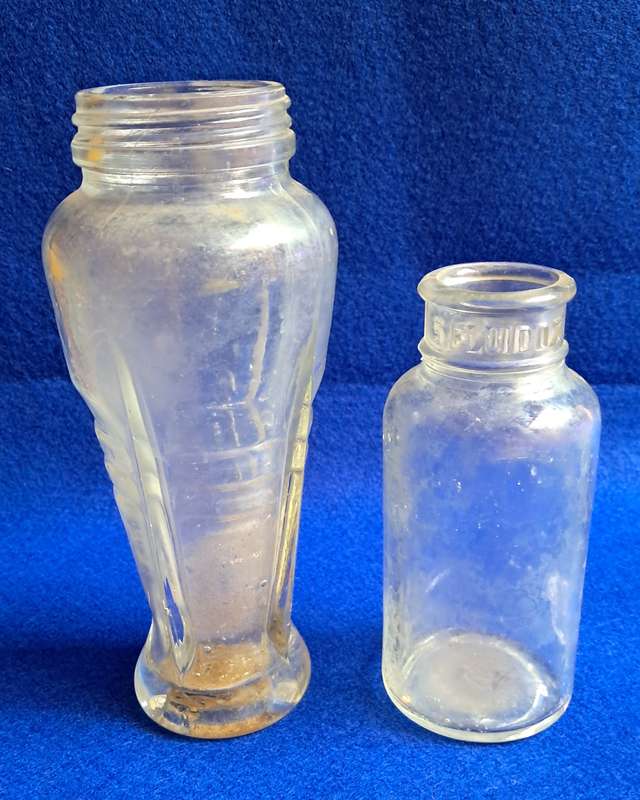Antique glass bottles combo