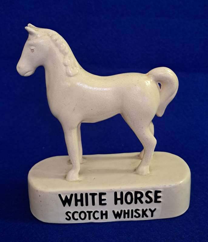 White Horse Scotch Whiskey/Wit Perd Whisky  Collectable  Advertising Figurine