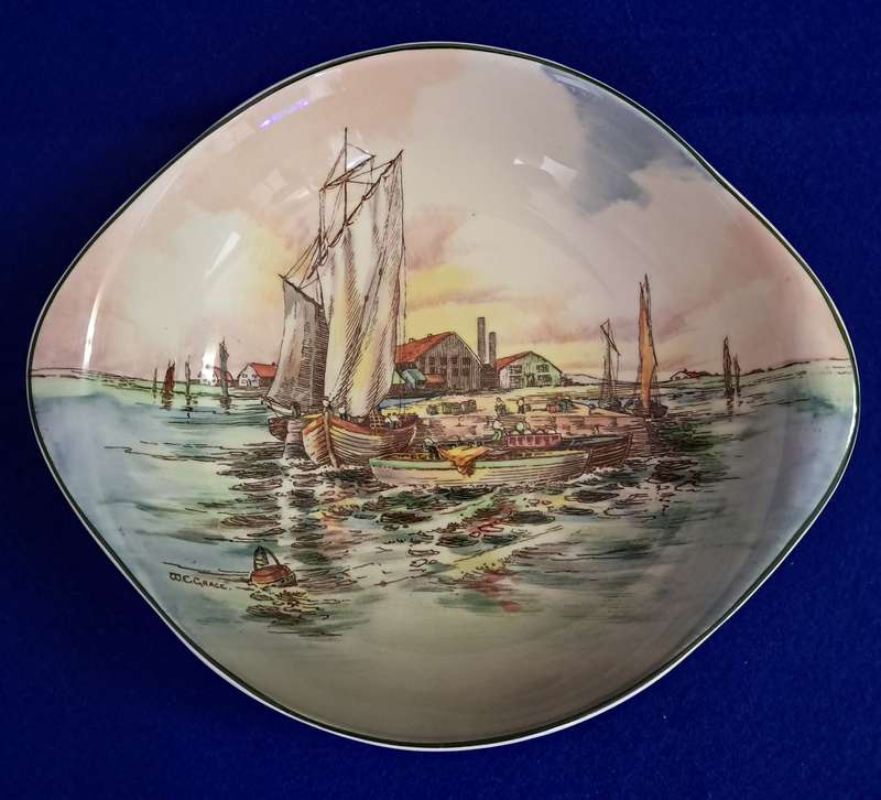 Royal Doulton plate - Home waters