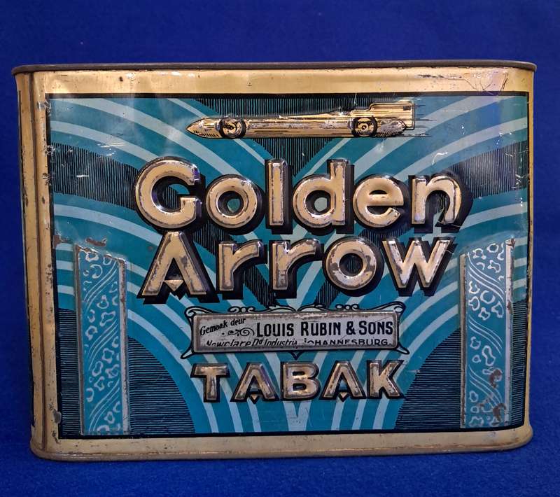 Golden Arrow Tobacco Antique Tin -  VERY Rare