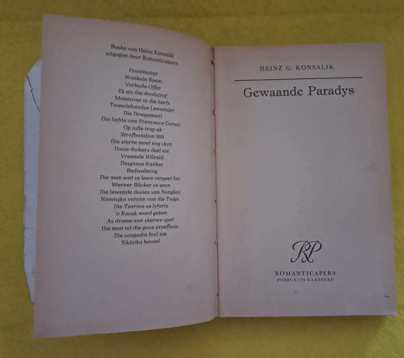 Gewaande Paradys - Heinz G. Konsalik