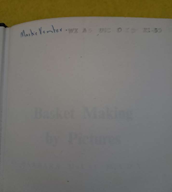 Basket Making by Pictures - Barbara McKay