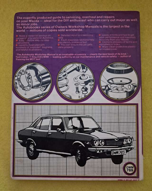 Mazda 616 1970-1979 Owner Workshop Manual