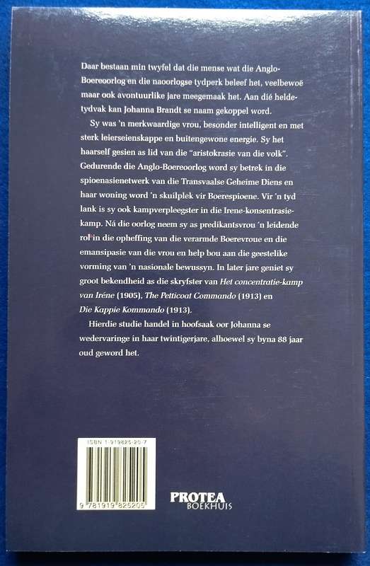Johanna Brandt en die kritieke jare in die Transvaal 1899-1908 - Rita van der Merwe