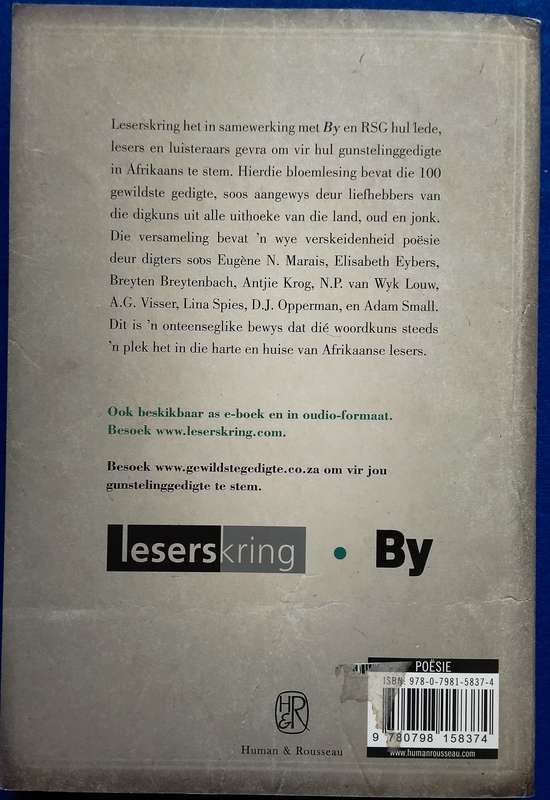 Die Gewildste Afrikaanse Gedigte
