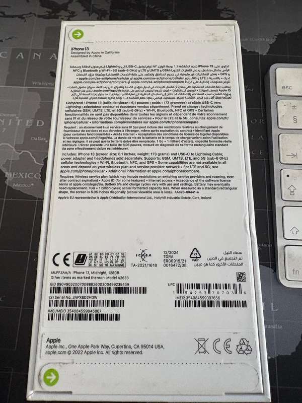 Apple iPhone 13 - 128GB- Midnight