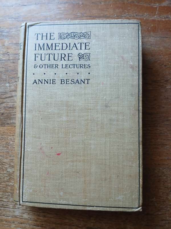 The Immediate future & other lectures