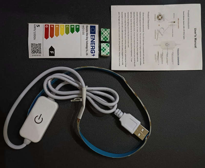 Touch dimmer switch USBstrip light for Sewing machine