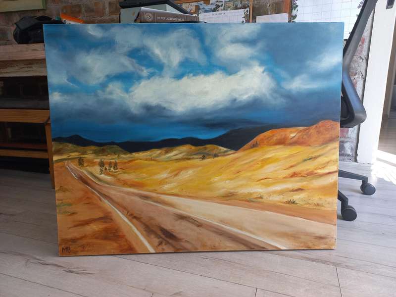 Oil painting on canvas (100 x 80 cm)