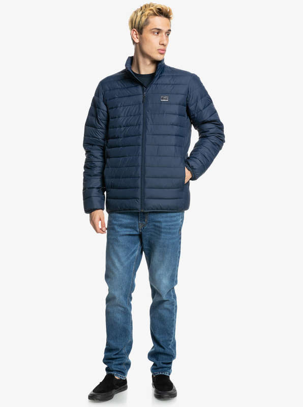 Quiksilver Men`s Scaly Puff Jacket - Navy - Medium