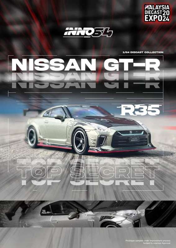 INNO64 Nissan Skyline GT-R (R35) "Top Secret"
