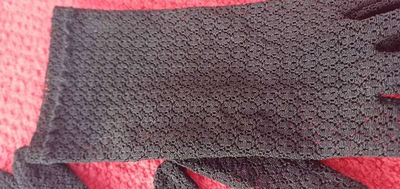 Vintage Ladies Black Gloves