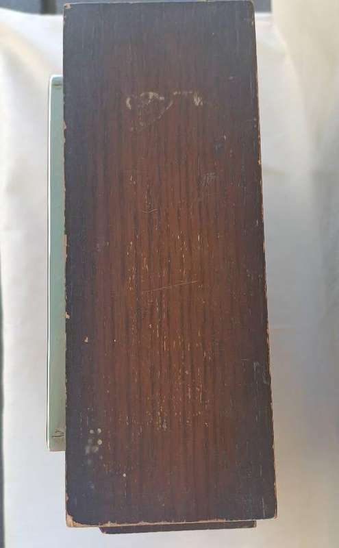 Vintage Wood Mantel Clock (NOT WORKING)