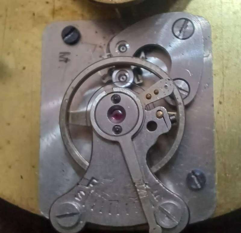 Vintage Wood Mantel Clock (NOT WORKING)