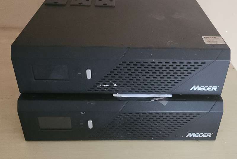 2 x Mecer UPS Inverter for Parts or Repair