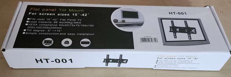 Flat panel tilt mount HT-001