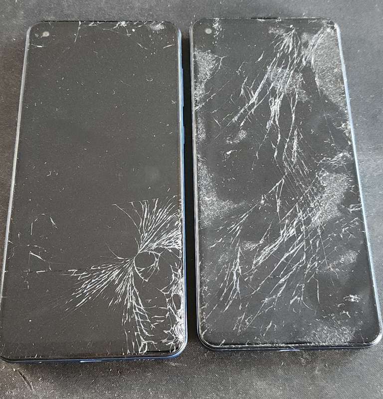 2 x Samsung A21s Phones for parts or Repair