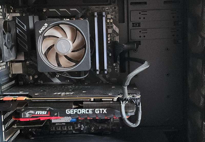 MSI X570-A PRO with Ryzen 7 2700X 16GB ram and RTX1080TI Gaming PC