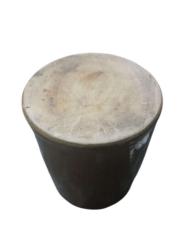 Vintage one gallon iron stone bottle