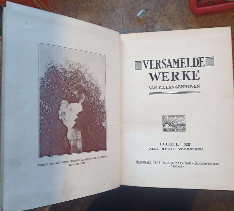 Versamelde Werke CJ Langenhoven-11 x books (1-1935, 3 x 1936, 5 x 1937, 2 x 1938)-sell per book