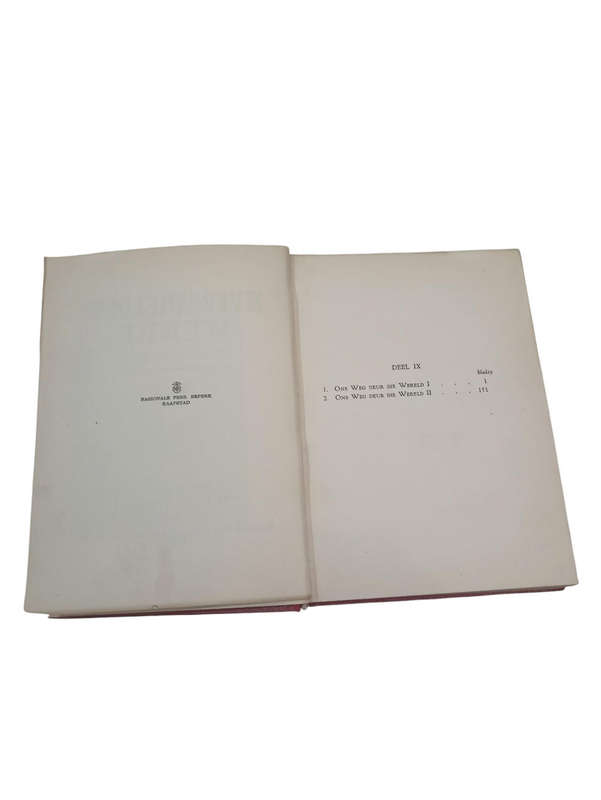Versamelde Werke CJ Langenhoven-1 x book-vol IX 1937