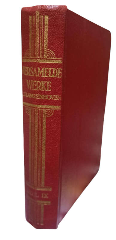 Versamelde Werke CJ Langenhoven-1 x book-vol IX 1937