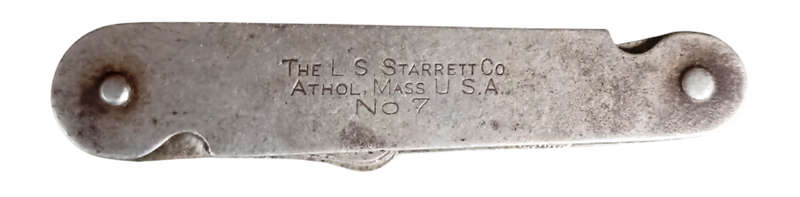 Vintage L.S. Starrett Co. Athol Mass no 7 made in USA Thread Pitch Gauge in good condition