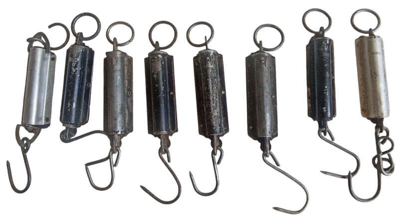 Vintage Pocket Balance hanging spring loaded Scales -Sell per scale and not as a lot