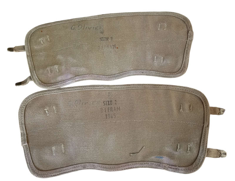 Pair of no 2 stamped 1965 Old Army Canvas Puttees/Anklets-