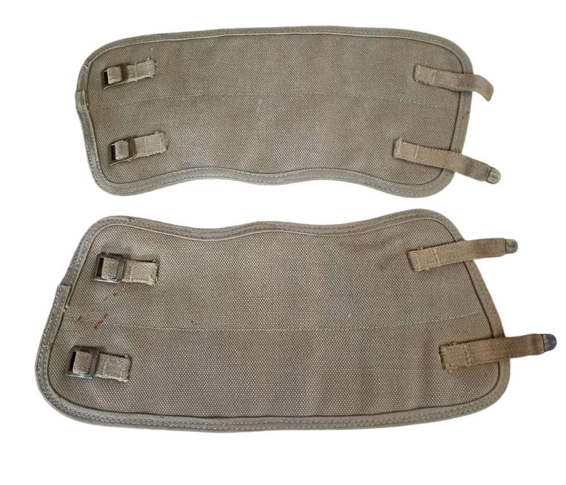 Pair of no 2 stamped 1965 Old Army Canvas Puttees/Anklets-
