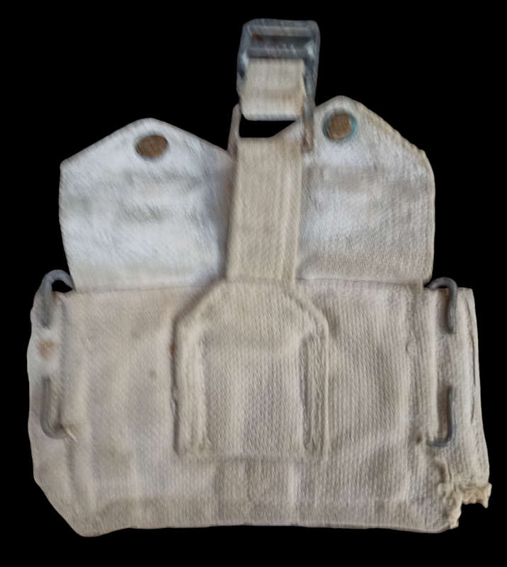 Old Army small white "ammunition" pouch