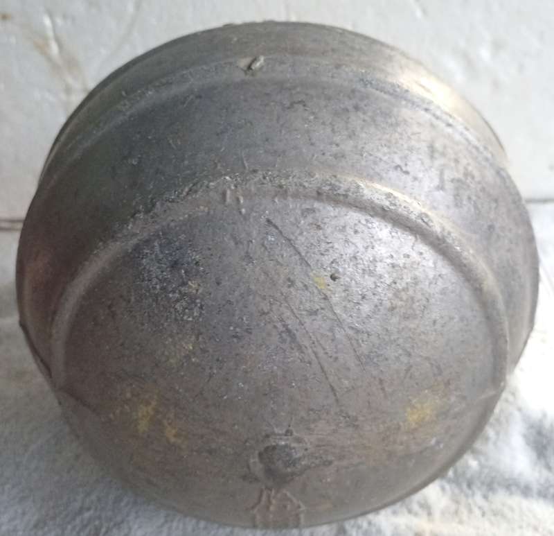Vintage Aluminum Buoy from Coruna Spain-Engraved on it Spain/Tower of Hercules Lighthouse-Dia. 20 cm