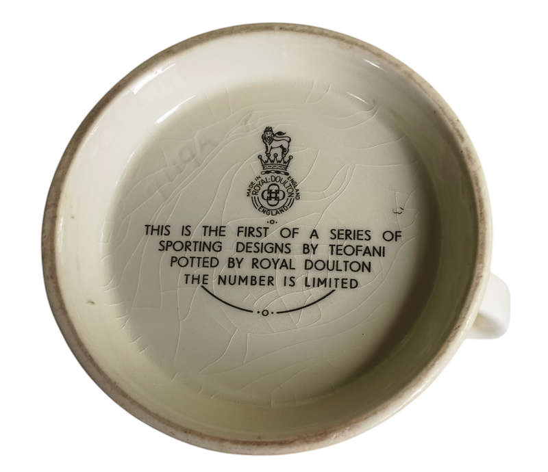 Limited Royal  Royal Doulton Tankard-Grand National Winner Coronation Year 1937 - H 14 cm-BD 11 cm