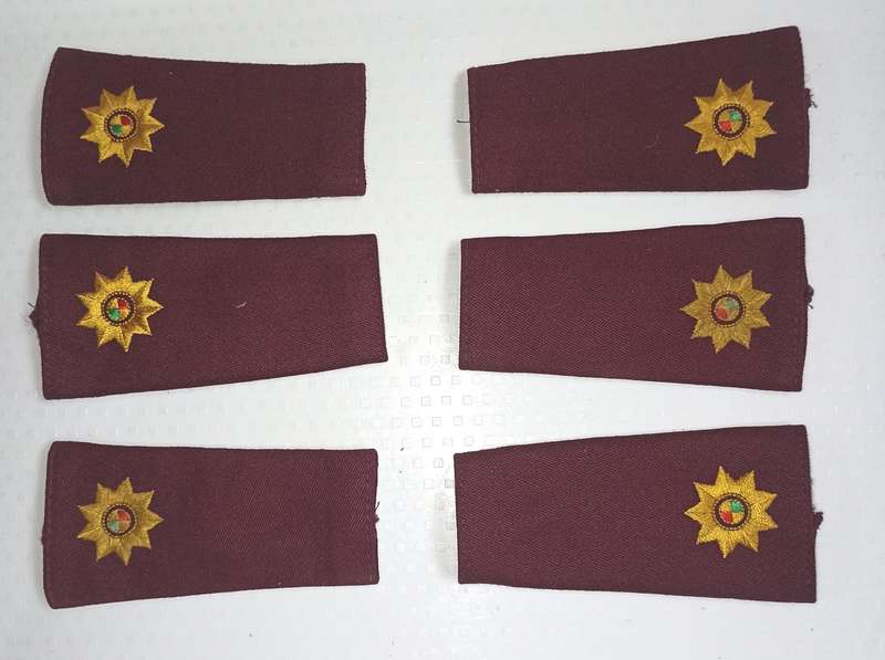 3 sets of SADF SA Medical Services Rank Epaulettes-Sell per set and not as a lot