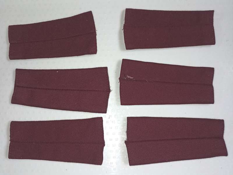 3 sets of SADF SA Medical Services Rank Epaulettes-Sell per set and not as a lot