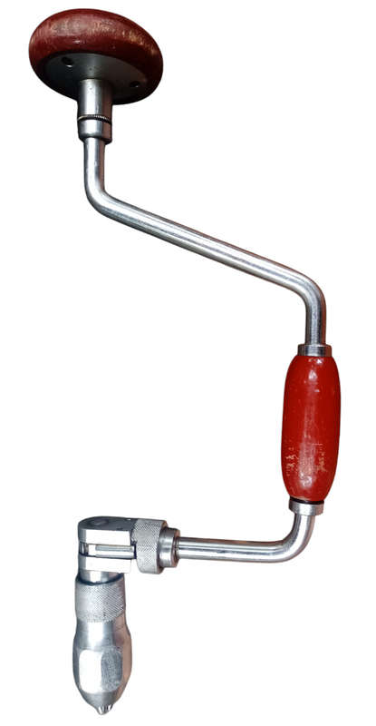 Vintage good quality AWANF-Made in Italy-Hand Drill in very good condition - in working order