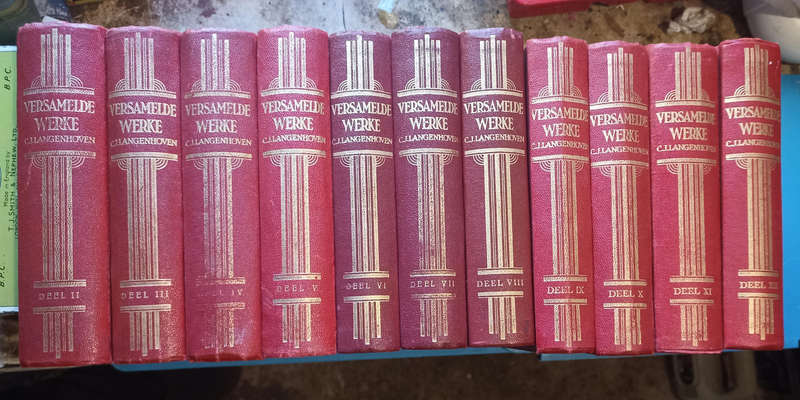 Versamelde Werke CJ Langenhoven-11 x books (1-1935, 3 x 1936, 5 x 1937, 2 x 1938)-sell per book