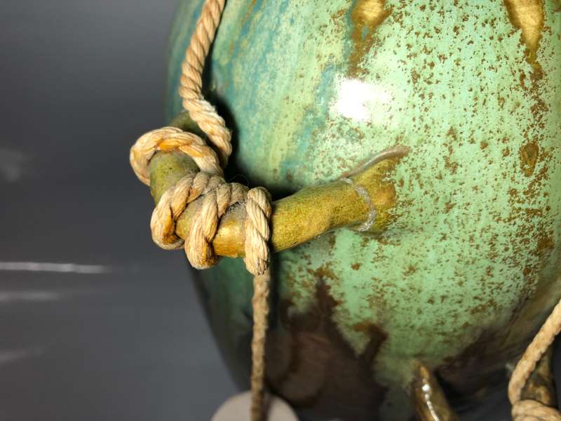 LARGE VINTAGE POTTERY VASE - 43CM
