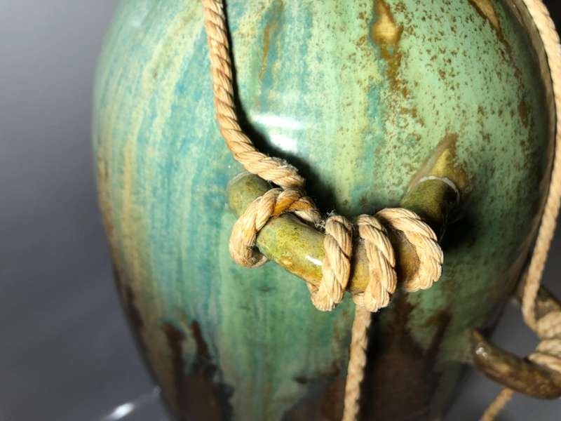 LARGE VINTAGE POTTERY VASE - 43CM